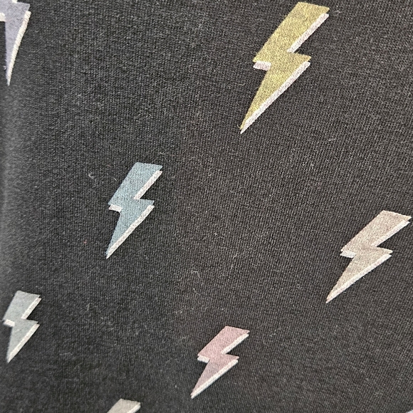 Torrid NWT Long Black Lightning Bolt Sweatshirt - Picture 2 of 4